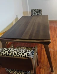 میزناهارخوری سیلور چوب گردو