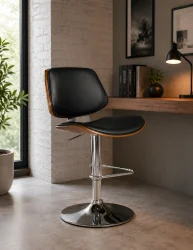 صندلی کانتر جکدار MDF E-804